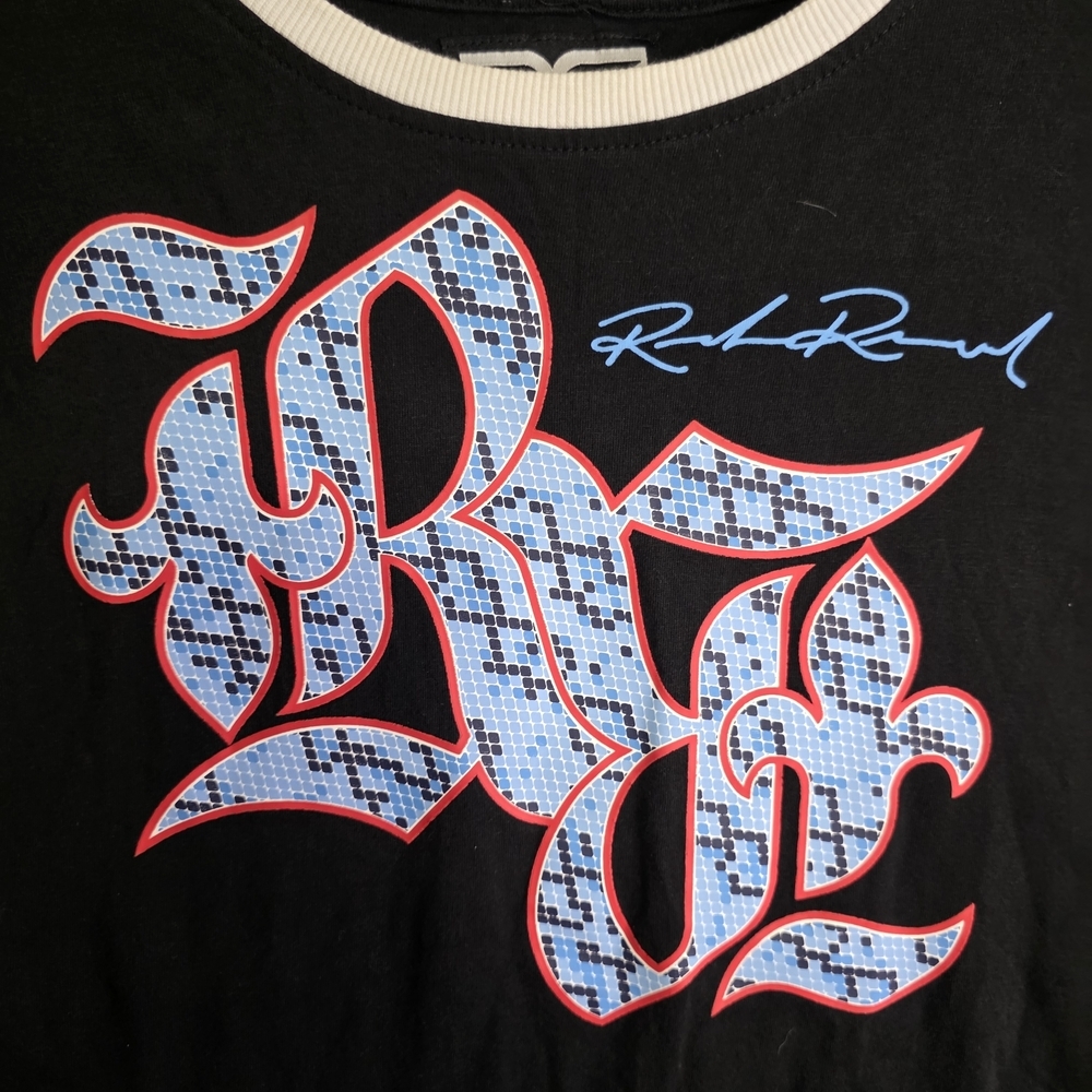 Rock Revival Darien Black and White Graphic T-Shirt Mens XXL - Picture 2 of 8